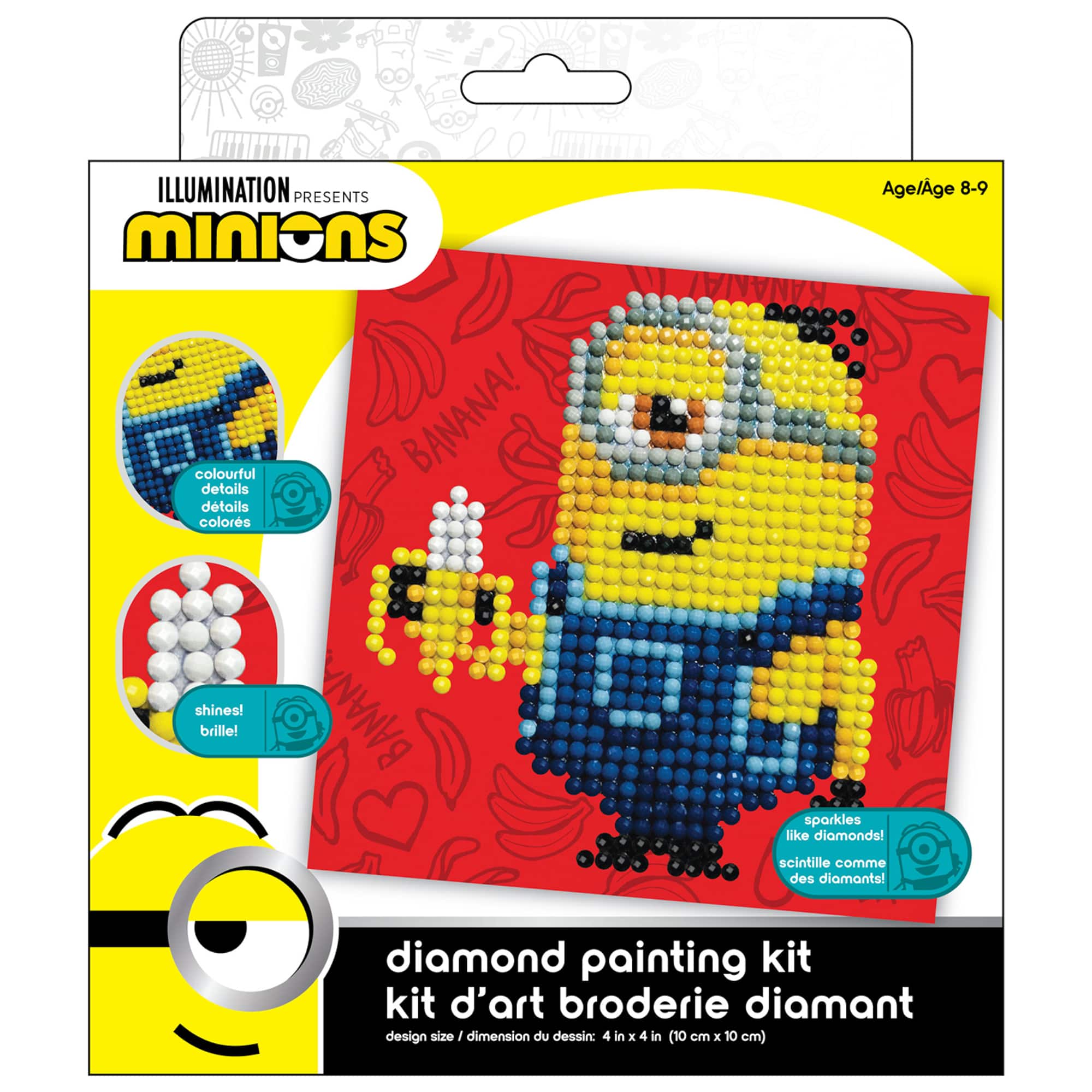 Camelot® Dots Minions Fun Diamond Painting Kit